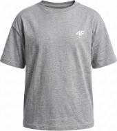 Футболка 4F TSHIRT F3601 4FJWMM00TTSHF3601-27M р.140 серый