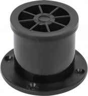 Меблева ніжка Smart OLS D-50 мм H-50 мм 45566 чорний глянець