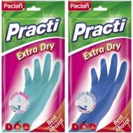 Перчатки резиновые Paclan Extra Dry стандартные р. S 1 пар/уп.