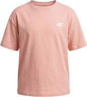 Футболка 4F TSHIRT F4089 4FJWSS27TTSHF4089-64S р.140 розовый