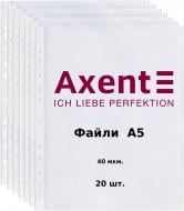 Файлы 2005-00-A А5, прозрачный, глянцевый, 40 мкм., 100 шт. Axent