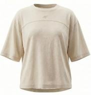 Футболка 4F TSHIRT F4060 4FWSS27TTSHF4060-12S р.S бежевый