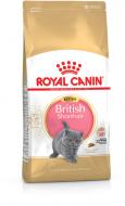 Корм сухой для котят породы британская короткошерстная Royal Canin British Shorthair Kitten домашняя птица 400 г