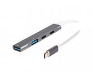 USB-хаб Maxxter HU3C-4P-03, USB 3.0 Type-С на 4 порти