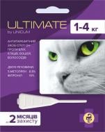 Капли Ultimate против блох, клещей, вшей и власоедов для котов 1-4 кг