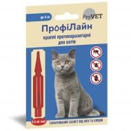 Краплі ProVET ПрофіЛайн від бліх та кліщів для котів вагою до 4 кг x 0,5 мл