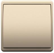 Выключатель одноклавишный Apolo без подсветки шампань 50071 TCH