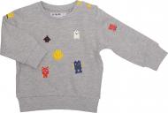 Свитшот для мальчика 5.10.15. 5F3902 р.86 серый меланж