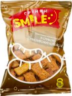 Сухарики ТМ Океан Ізобілія домашние со вкусом охотничьих колбасок Smile 70 г