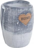 Кашпо керамическое Home in love 12,5х16,5 см серый Кашпо керамическое Home in love 12,5х16,5 см серый