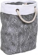 Кашпо Leaf 17,5х13,5х22 см серый