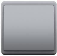 Выключатель одноклавишный Apolo без подсветки графит 50071 TGR