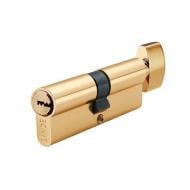 Циліндр Linde A6P 35x35 ключ-вороток 70 мм полірована латунь ключ-тумблер A6P35/35T PB