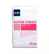 Шпаклевка АЛЬБА гипсовая финишная "SUPER FINISH" 20 кг