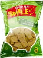 Сухарики ТМ Океан Ізобілія домашние со вкусом сала с чесноком Smile 70 г