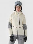 Куртка женская зимняя 4F TECHNICAL JACKET F583 4FWAW24TTJAF583-11S р.S молочная