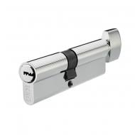 Цилиндр Linde A6P 40x40 ключ-вороток 80 мм полированная латунь ключ-тумблер A6P40/40T CP