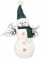Декорация новогодняя Снеговик 25x40 см белый LX 25A017B