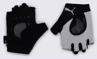 Рукавички для фітнесу Puma TR ESS GYM Cut Fingered Gloves р. M чорний Рукавички для фітнесу Puma TR ESS GYM Cut Fingered Gloves р. M чорний