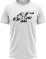 Футболка 4F TSHIRT M4072 4FWSS27TTSHM4072-10S р.L белый Футболка 4F TSHIRT M4072 4FWSS27TTSHM4072-10S р.L белый