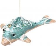 Декоративная подвеска Дельфин 22 см бирюзовый 24A4028 Декоративная подвеска Дельфин 22 см бирюзовый 24A4028
