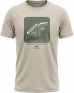 Футболка 4F TSHIRT M4077 4FWSS27TTSHM4077-11S р.L бежевый Футболка 4F TSHIRT M4077 4FWSS27TTSHM4077-11S р.L бежевый