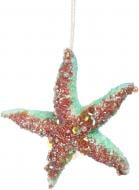Декоративная подвеска Морская звезда 12 см бирюзовый 24A4038 Декоративная подвеска Морская звезда 12 см бирюзовый 24A4038
