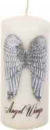 Свеча декоративная Цилиндр 70х100 Крылья ангела Pako-If