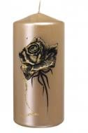 Свеча декоративная Цилиндр 70х100 Роза Pako-If