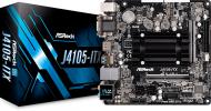 Материнская плата ASRock J4105-ITX (Integrated CPU, SoC, mini ATX)