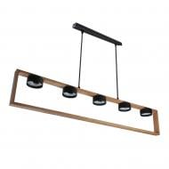 Подвес Светкомплект RL Marco 5x12 Вт GX53 черный/дерево
