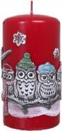 Свічка декоративна Сови 70х120 колір в асортименті Pako-If