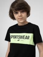 Футболка 4F 4FJSS22TTSHM572-20S р.146 чорний