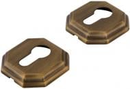 Накладка Forme 8-кутова розетка циліндровий бронза