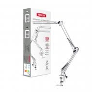 Настільна лампа Maxus Desk Lamp 3CCT Metal CLIP WH 10 Вт білий 1-MDL-10W-MCLW