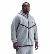 Джемпер Nike M NK TCH FLC FZ WR HOODIE HV0949-063 р.L сірий