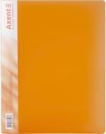Папка з притиском А4, прозора помаранчева Axent Папка з притиском А4, прозора помаранчева Axent