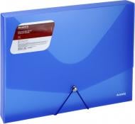 Папка на резинці обємна, А4, прозора синя Axent Папка на резинці обємна, А4, прозора синя Axent