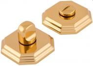 Накладка Forme O01 8-кутова розетка WC золото