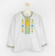 Вышиванка для мальчиков Dexter`s Cultural Stitches р.140 белый d1302-18