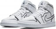 Кроссовки женские демисезонные Jordan AIR 1 MID CK6587-100 р.37,5 белые