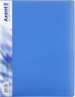 Скоросшиватель А4 прозрачный синий Axent