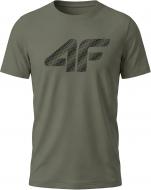 Футболка 4F TSHIRT M4128 4FWSS27TTSHM4128-43S р.L хаки Футболка 4F TSHIRT M4128 4FWSS27TTSHM4128-43S р.L хаки