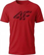 Футболка 4F TSHIRT M4128 4FWSS27TTSHM4128-62S р.L красный Футболка 4F TSHIRT M4128 4FWSS27TTSHM4128-62S р.L красный