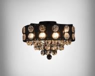 Люстра потолочная Sirius Rodos 6x40 Вт E14 черный V 9028/6