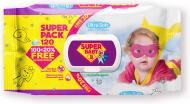 Дитячі вологі серветки Super Baby SuperPack sensetive ромашка та алоє 120 шт.