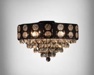 Люстра потолочная Sirius Rodos 8x40 Вт E14 черный V 9028/8