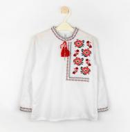 Вышиванка для мальчиков Dexter`s Brave Heart р.128 белый d1302-13