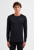 Футболка с длинным рукавом Odlo MERINO 200 BL TOP crew neck l/s 111602-15000 р.2XL черный