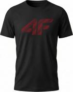 Футболка 4F TSHIRT M4128 4FWSS27TTSHM4128-020S р.L черный Футболка 4F TSHIRT M4128 4FWSS27TTSHM4128-020S р.L черный